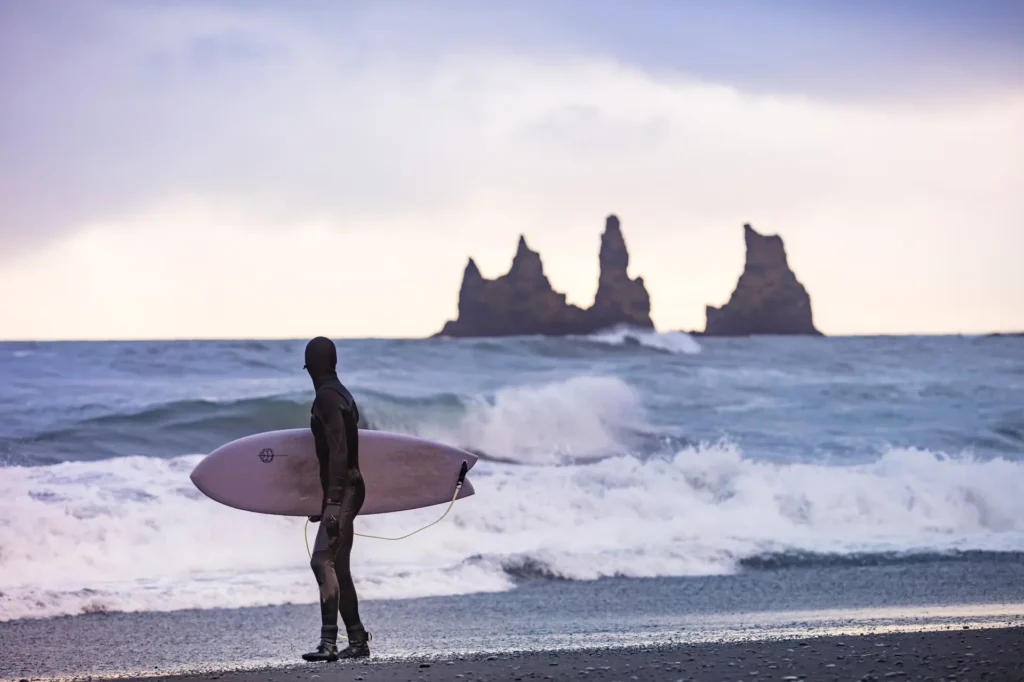 surfing na Islandii