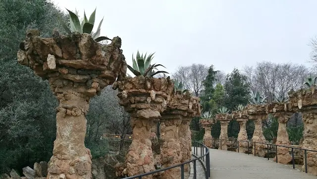 Park Guella w Barcelonie